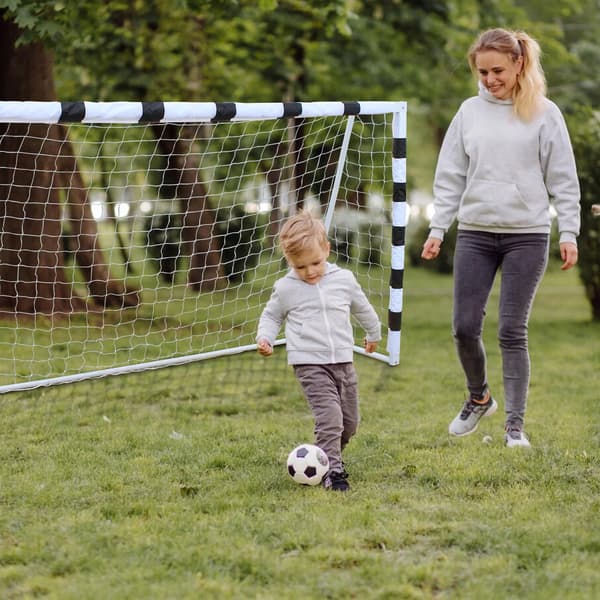 Fotbollsmål, Pop-Up Design, Hållbara Material,svart