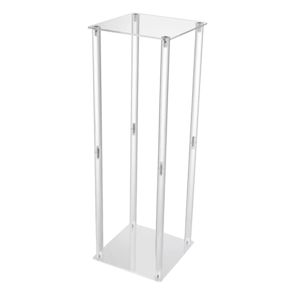 Acryl Blomsterstande, Stabil Base, Alsidig Brug,HVID