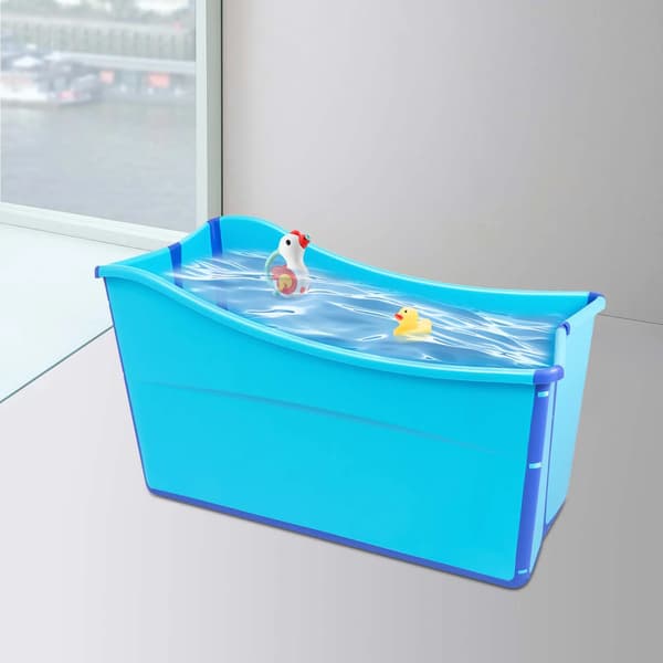 Badekar, Bærbart Design, Miljøvenlige Materialer,Blå