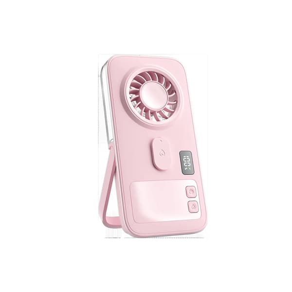 Køleventilator, Bærbart Design, Nano-Spray Teknologi,Pink