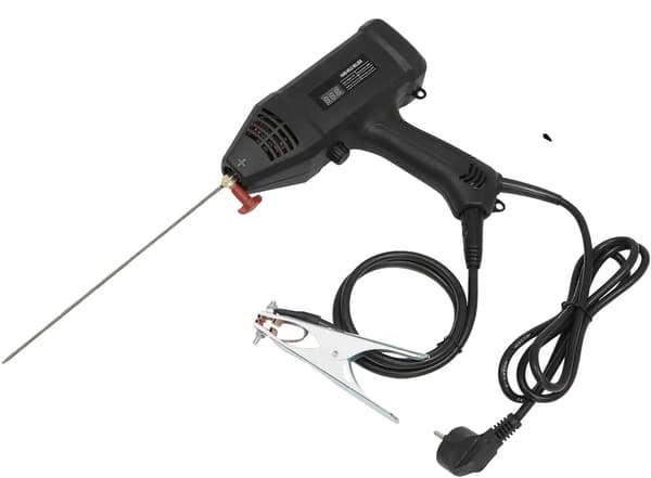 Håndholdt svejser, 3000W effekt, holdbar konstruktion,Sort