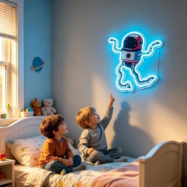 Neon-kyltti, himmennettävä LED, USB-virralla,34.5x35cm