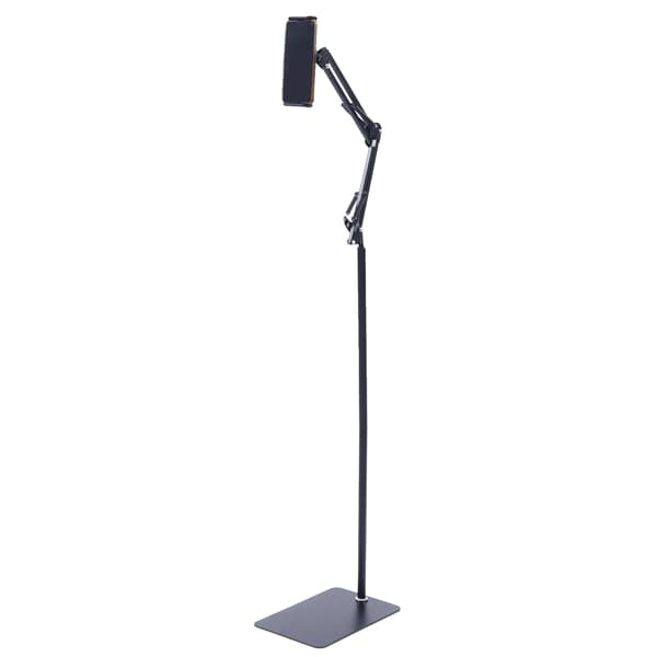 Tablet Stativ, Justerbar Holder, 360° Rotérbar,sort