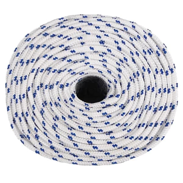 Båtrep, 10 mm Diameter, 25 m Längd,VIT