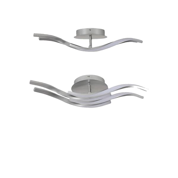 Loftlampe, Energi Effektiv LED, Moderne Buet Design,Sølv