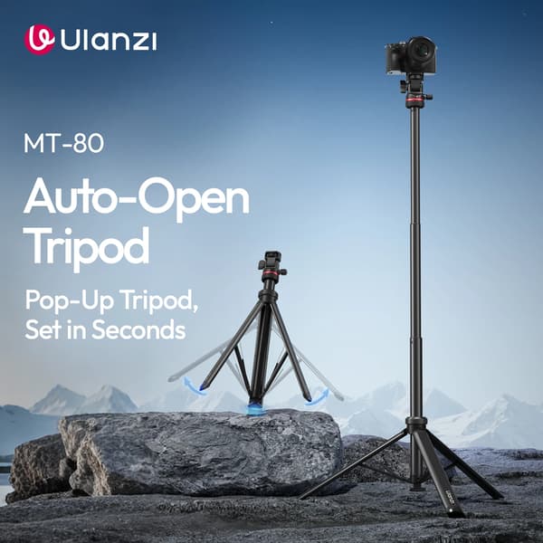 Tripod, Letvægts, Alsidig Kompatibilitet,sort