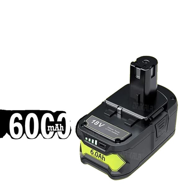 Uppladdningsbart batteri, 18V, 6.0AH Li-ion,6.0Ah-1pcs