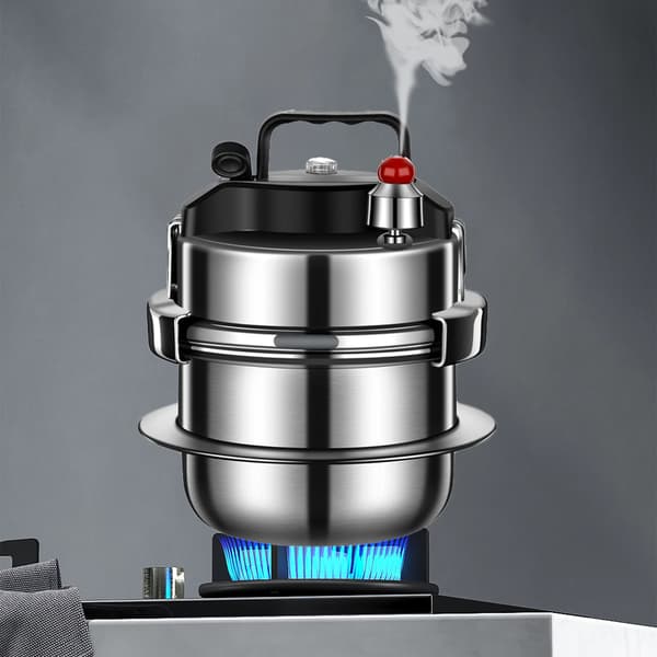 Tryckkokare, 304 rostfritt stål, kompakt design,1.6L