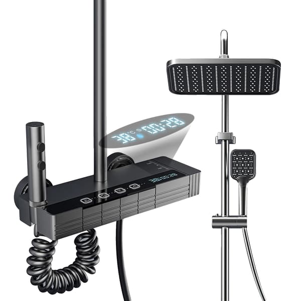 Duschsystem, LED-temperaturdisplay, användarvänlig kontroll,Med Ambient Light B