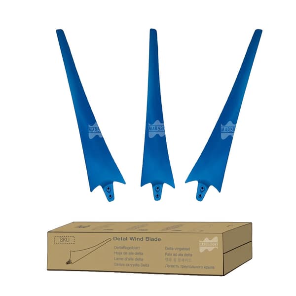 Vindmøllevinge, Aerodynamisk Design, Holdbart Kulfiber,Blå, 3 Blade-a