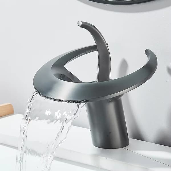 Vaskebatteri, Dækmonteret, Traditionelt Design,Grå
