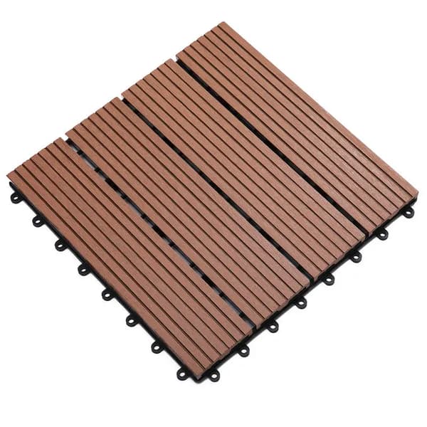 Trädgårdspoolplattor, Lätt montering, Hållbart HDPE-material,T1003-01-10763