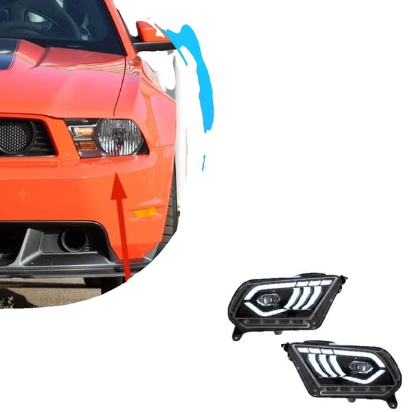 Strålkastare, LED-uppgradering, Dynamisk DRL,Strålkastare ett set
