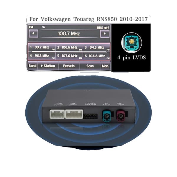 Trådløs CarPlay Android Auto Modulo, Stemmestyring, Multimedia Support,Til VW Touareg