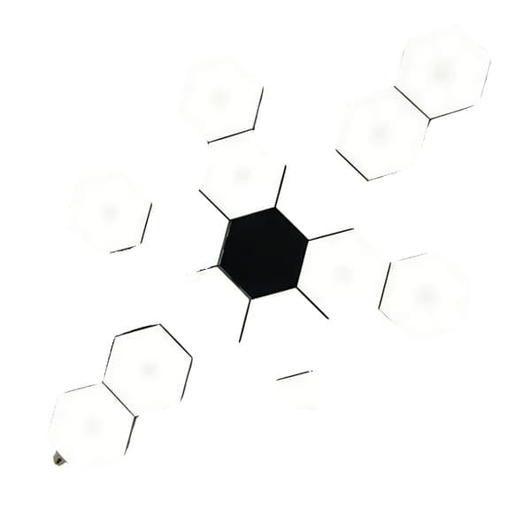 LED Väggljuspaneler, Touchkontroll, DIY Ambient Belysning,Beröringsljus 14ST