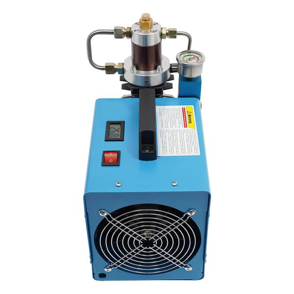 Elektrisk Luftpumpe, 1800W Effekt, To-trins Kompression,sort