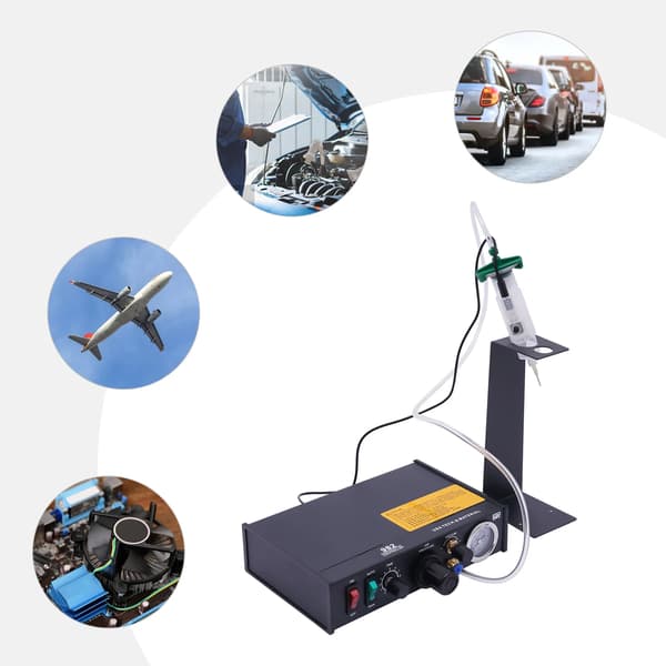 Semi-automatisk limdispenser, Precise kontroll, Effektiv drift,svart