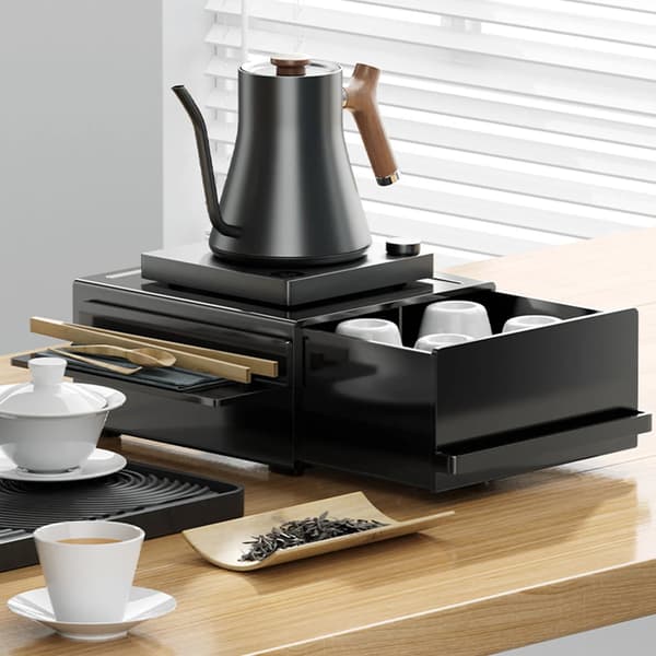 Kaffekapsel Opbevaringsskuffe, Metal Organizer, Moderne Design,sort