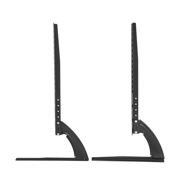 TV-stander, Højdejusterbar, Pladsbesparende Design,sort