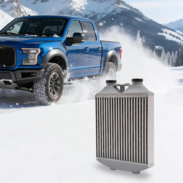 Intercooler, Aluminiumlegering, Dubbelradig Rörrdesign,Intercooler