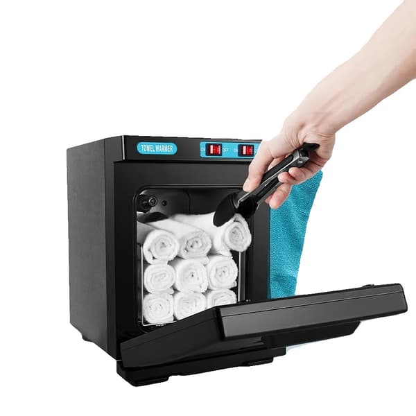 Varmetørklæde, UV-sterilisator, rustfrit stål konstruktion,EU, sort
