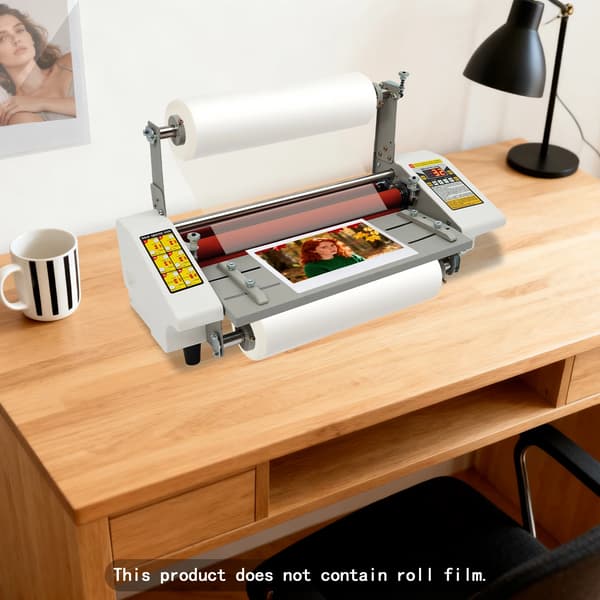 Laminator Maskine, Varme- og Koldfunktion, Kompakt Design,HVID, EU
