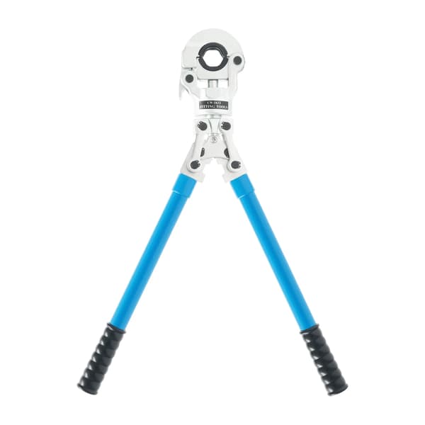 PEX Crimpetang, Ergonomisk Greb, Rotérbart Design,mørkeblå