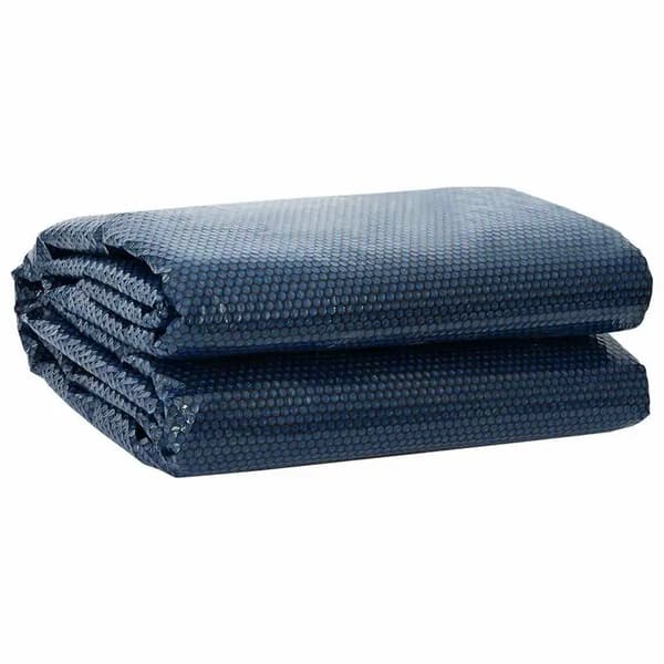 Svømmebassin Solcover, Holdbart Materiale, Energi Effektiv,Sort