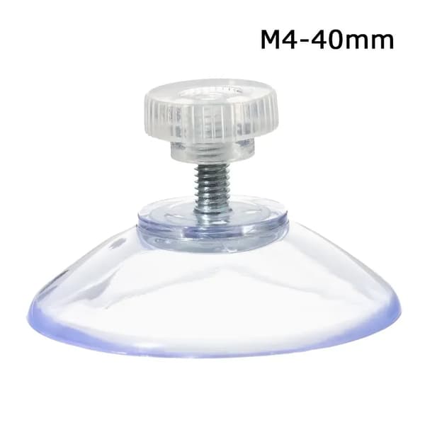 Sugekopper, Holdbare Gummi, Alsidige til Glatte Overflader,M4-40mm 5Pcs