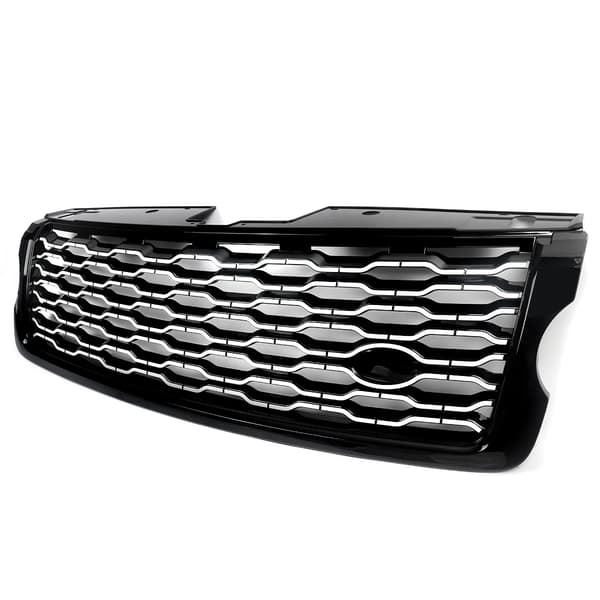 Framgrill, Kompatibel med Land Rover Vogue 2013-2017, Hållbart ABS-material,Svart
