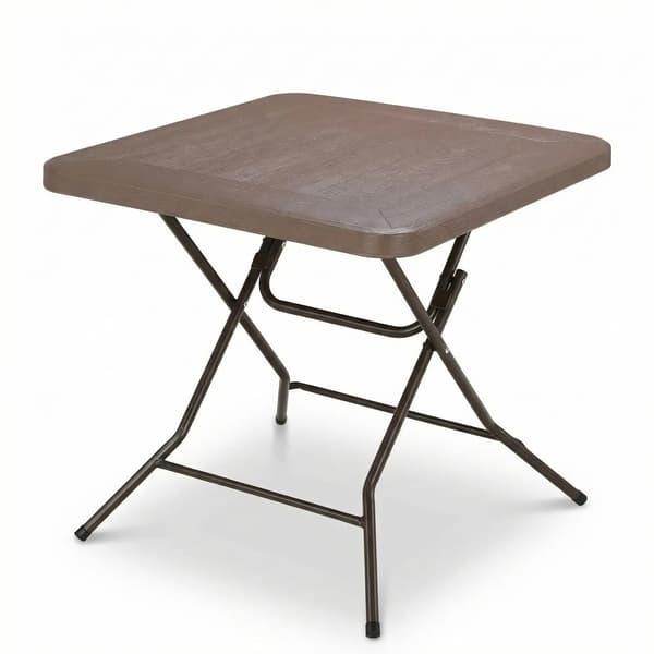 Trädgårdsbord, Fällbar Design, Väderbeständigt Material,Brun