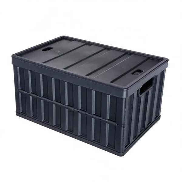 Förvaringslåda, 65L kapacitet, stapelbar design,Röd