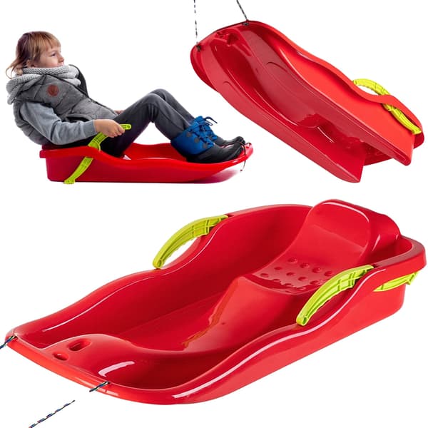 Kälke, Hållbar Plast, Lättviktsdesign,Röd
