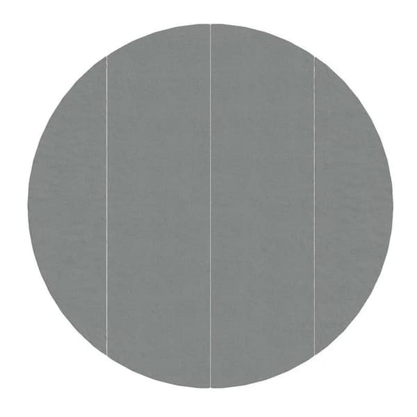 Poolfoderpad, Ø458 cm, Polyester Geotextil, Rund Form, Ca. 2 mm Tjocklek, 400 g/m² Tygdensitet