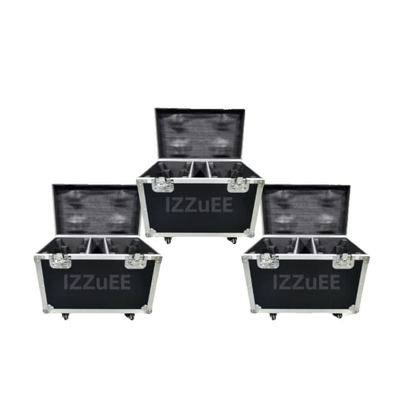 Flightcase til Moving Head Lys, Holdbart Materiale,3 Kun Flightcase