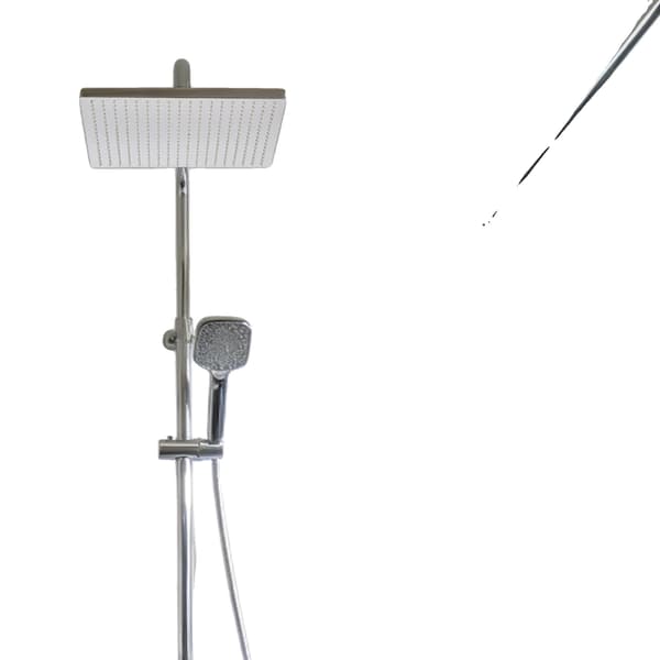 Bruserhoved, 360° roterbart, stilfuldt design,Sølv