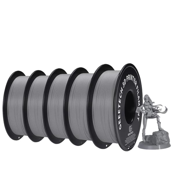 PLA Filament, Mat Finish, Let at Udskrive,GRÅ