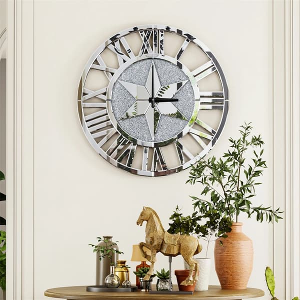 Vægur, Elegant Design, Stille Drift,60cm (24 tommer)
