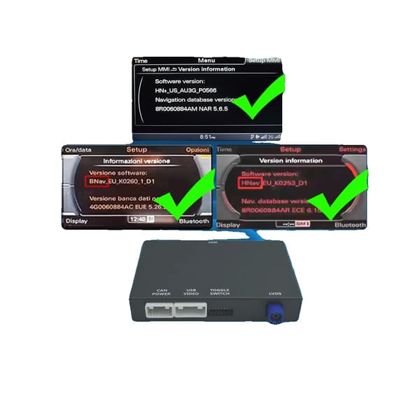 Trådløs CarPlay Android Auto Retrofit Kit, Problemfri Integration, Brugervenlig Kontrol,For A8 2010-2018