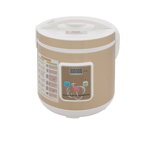 Sort Hvidløg Fermentator, 90W Effekt, 6L Kapacitet,Guld