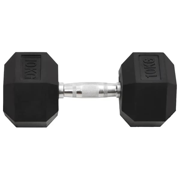 Vægtsæt, 20 kg hver, holdbart støbejern,sort