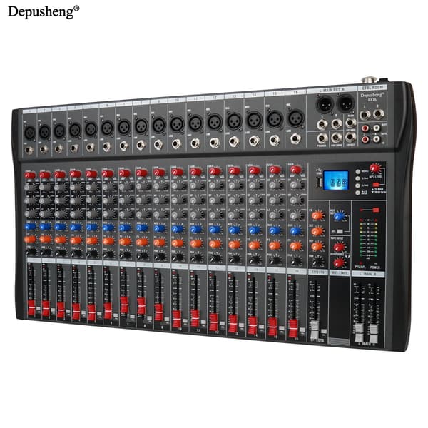 Lydmixer, Flere Kanaler, USB og Bluetooth Forbindelse,DX16