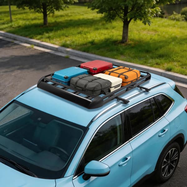 Carrier Rack, Holdbar Konstruktion, Justerbar Bredde,Sort