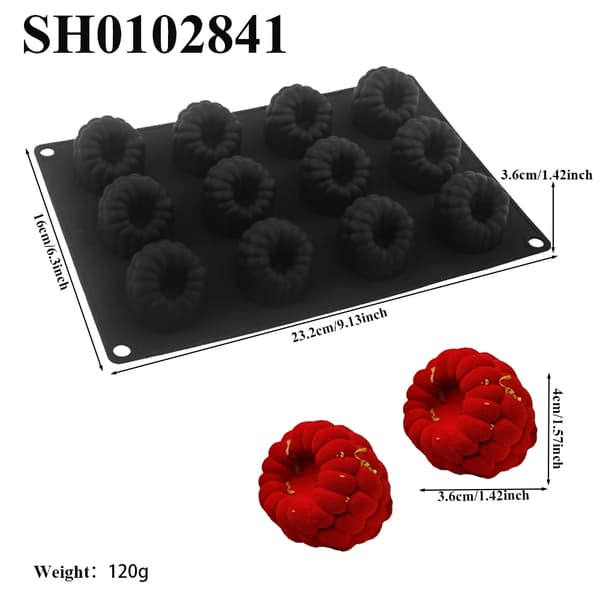 Mousseform, Silikonmaterial, Non-Stick Design,SH0102841