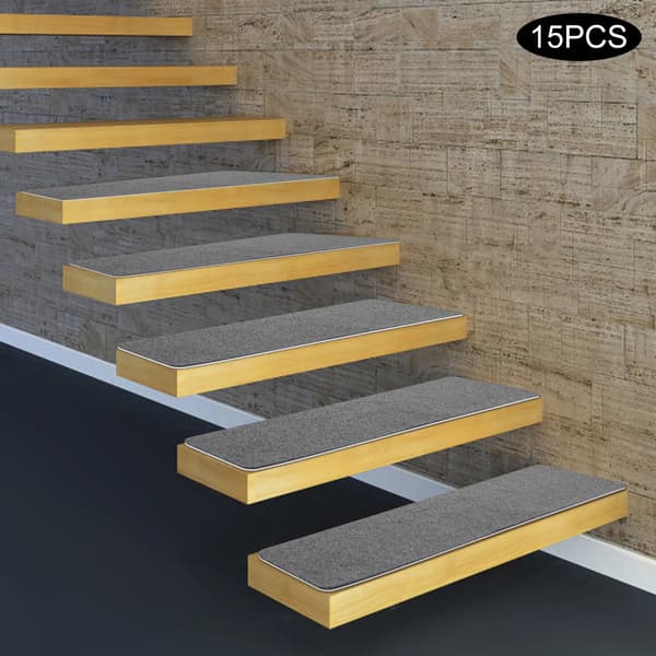 Trappmattor, Halkfri Design, Lätt Installation,Grå