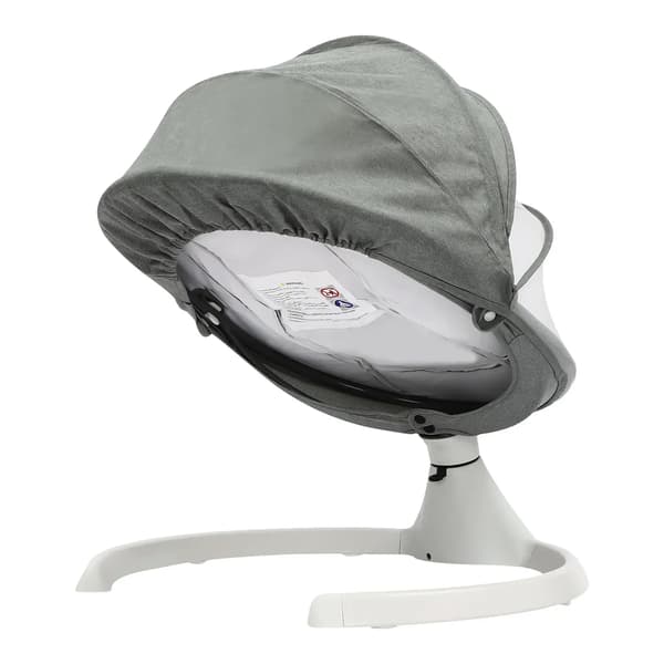 Babygunga, Elektrisk Gunga, Fjärrkontroll,GRÅ