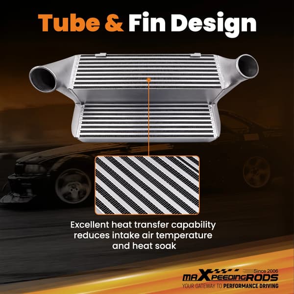 Intercooler, Aluminium Material, Längd 76,2 cm, Bredd 35 cm, Höjd 33,7 cm, Vikt 15400 g