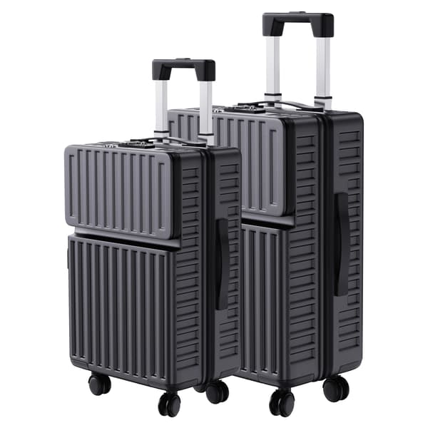 Kufferter, Hårdt materiale, TSA-lås,Sort