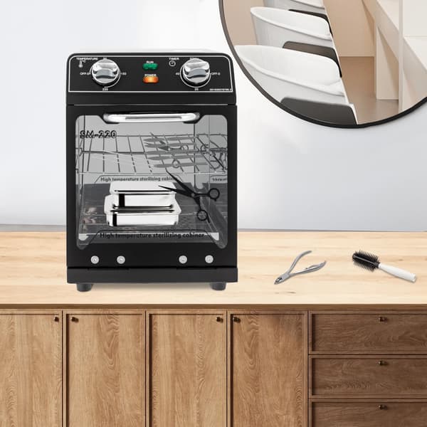 Sterilisator, 600W Effekt, 8L Kapacitet,svart, EU