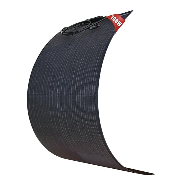 Fleksibel Solpanel, Høj Effektivitet, Holdbar Konstruktion,1stk 100w panel